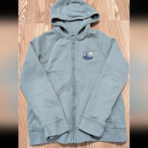 Ladies Vineyard Vines Light Green Zip-up Hoodie Small